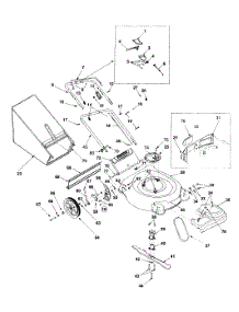 General Assembly parts for Yard Machines Self-Propelled Walk-Behind Mower 12A-559K352 / 2001 from AppliancePartsPros.com