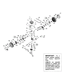 Drive parts for Yard Machines Self-Propelled Walk-Behind Mower 12A-565H136 / 1999 from AppliancePartsPros.com