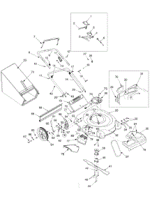 General Assembly parts for Yard Machines Self-Propelled Walk-Behind Mower 12A-566J129 / 2002 from AppliancePartsPros.com