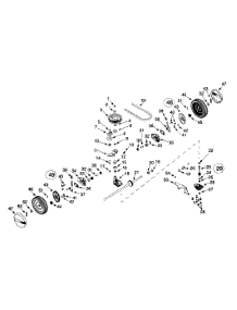 Front Wheel Drive Transmission parts for Yard Machines Push Walk-Behind Mower 12A-588B062 / 1999 from AppliancePartsPros.com