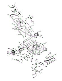 General Assembly parts for Yard Machines Self-Propelled Walk-Behind Mower 12A-588N141 / 1999 from AppliancePartsPros.com