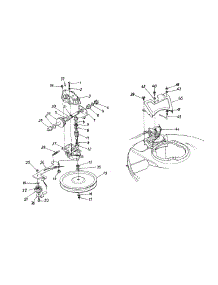 Transmission Complete parts for Yard Machines Self-Propelled Walk-Behind Mower 12A-829D088 / 1997 from AppliancePartsPros.com