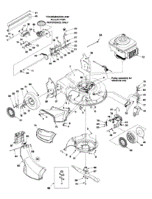 General Assembly parts for Yard Machines Self-Propelled Walk-Behind Mower 12A-967K000 / 1997 from AppliancePartsPros.com