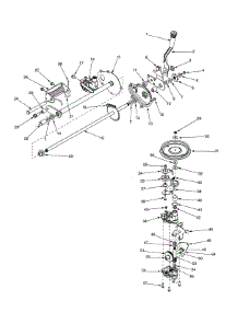 Transmission & Rear Axle parts for Yard Machines Self-Propelled Walk-Behind Mower 12A-979L062 / 2001 from AppliancePartsPros.com