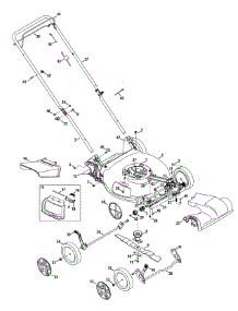General Assembly parts for Yard Machines Self-Propelled Walk-Behind Mower 12A-A02J700 / 2014 from AppliancePartsPros.com