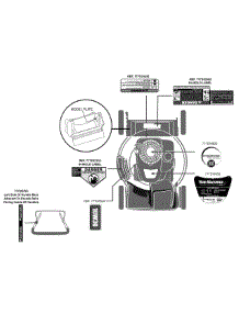 Label Map 12A-A02j700 parts for Yard Machines Self-Propelled Walk-Behind Mower 12A-A02J700 / 2014 from AppliancePartsPros.com