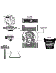 Label Map 12A-A03m700 parts for Yard Machines Self-Propelled Walk-Behind Mower 12A-A03M700 / 2012 from AppliancePartsPros.com