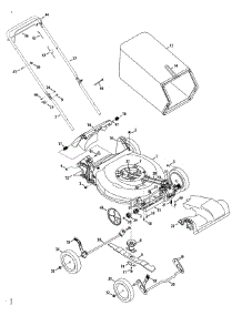 General Assembly parts for Yard Machines Self-Propelled Walk-Behind Mower 12A-A13K729 / 2013 from AppliancePartsPros.com