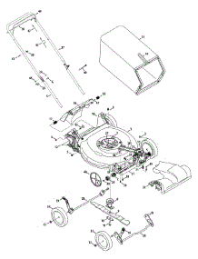 General Assembly parts for Yard Machines Self-Propelled Walk-Behind Mower 12A-A13K729 / 2014 from AppliancePartsPros.com