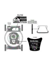Label Map 12A-A1ba729 parts for Yard Machines Self-Propelled Walk-Behind Mower 12A-A1BA729 / 2014 from AppliancePartsPros.com