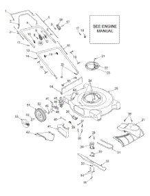 General Assembly (Model Series 260) parts for Yard Machines Self-Propelled Walk-Behind Mower 12AE263E352 / 1998 from AppliancePartsPros.com