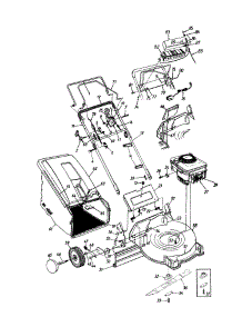 General Assembly parts for Yard Machines Self-Propelled Walk-Behind Mower 12AE458G352 / 1997 from AppliancePartsPros.com
