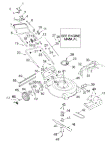 General Assembly (Model Series 440 Thru 459) parts for Yard Machines Self-Propelled Walk-Behind Mower 12AE459H352 / 1998 from AppliancePartsPros.com