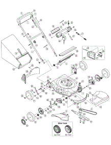 General Assembly parts for Yard Machines Self-Propelled Walk-Behind Mower 12AE469D029 / 2007 from AppliancePartsPros.com