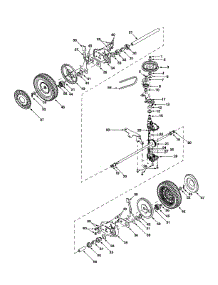 Transmission & Drive parts for Yard Machines Self-Propelled Walk-Behind Mower 12B-459A352 / 2001 from AppliancePartsPros.com