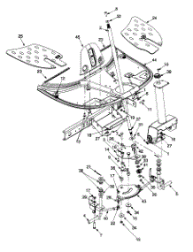 Front Floor Console & Steering parts for Yard Machines Lawn Tractor 13A-328-129 / 1999 from AppliancePartsPros.com