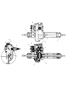 Single Speed Transmission - L.H. parts for Yard Machines Lawn Tractor 13A-328-129 / 1999 from AppliancePartsPros.com