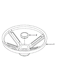 Steering Wheel parts for Yard Machines Lawn Tractor 13A-328-129 / 1999 from AppliancePartsPros.com