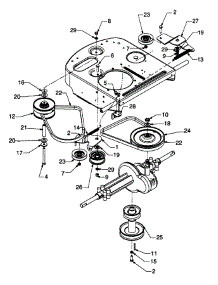 Variable Drive parts for Yard Machines Lawn Tractor 13A-328-129 / 1999 from AppliancePartsPros.com