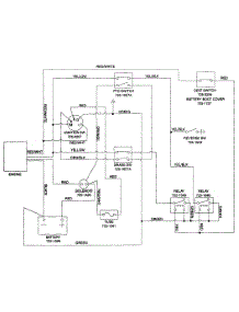 Wire Diagram parts for Yard Machines Lawn Tractor 13A-328-129 / 1999 from AppliancePartsPros.com