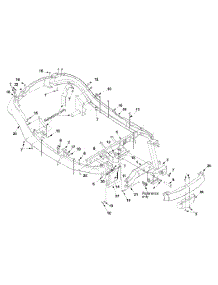 Frame Assembly parts for Yard Machines Lawn Tractor 13A-344-700 / 2004 from AppliancePartsPros.com