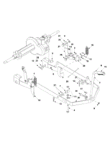 Lift Assembly parts for Yard Machines Lawn Tractor 13A-344-700 / 2004 from AppliancePartsPros.com