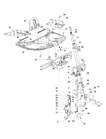 Steering & Frame parts for Yard Machines Lawn Tractor 13A-344-700 / 2004 from AppliancePartsPros.com