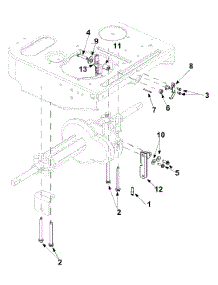Transaxle Mounting parts for Yard Machines Lawn Tractor 13A-344-700 / 2004 from AppliancePartsPros.com