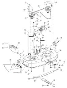 Deck Assembly 38 Inch parts for Yard Machines Lawn Tractor 13A1762F729 / 2007 from AppliancePartsPros.com