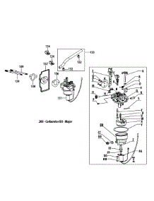 4P90ju Carburetor Assembly parts for Yard Machines Lawn Tractor 13A226JD000 / 2012 from AppliancePartsPros.com