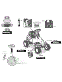Label Map parts for Yard Machines Lawn Tractor 13A226JD000 / 2012 from AppliancePartsPros.com