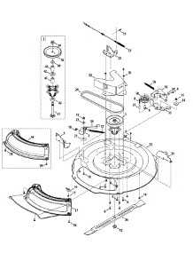 Mower Deck 30-Inch parts for Yard Machines Lawn Tractor 13A226JD000 / 2012 from AppliancePartsPros.com