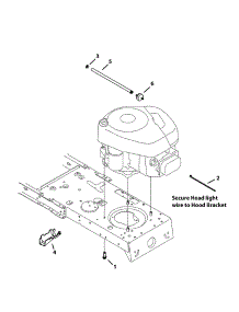 Engine Accessories parts for Yard Machines Lawn Tractor 13A2775S000 / 2013 from AppliancePartsPros.com