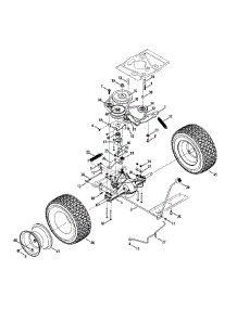 Drive System parts for Yard Machines Lawn Tractor 13A326JC700 / 2014 from AppliancePartsPros.com