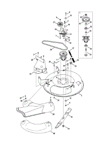 Mower Deck parts for Yard Machines Lawn Tractor 13A326JC700 / 2014 from AppliancePartsPros.com