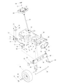 Steering parts for Yard Machines Lawn Tractor 13A3761G700 / 2005 from AppliancePartsPros.com