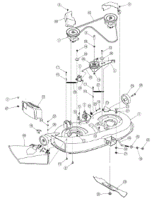 Deck Assembly 38 Inch parts for Yard Machines Lawn Tractor 13A3762F700 / 2006 from AppliancePartsPros.com