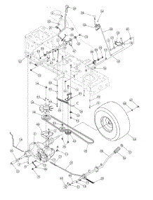 Drive parts for Yard Machines Lawn Tractor 13A3791G700 / 2005 from AppliancePartsPros.com
