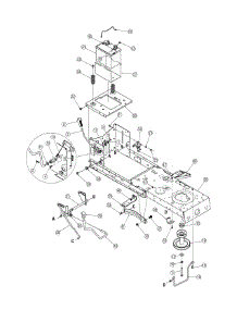 Pto And Controls parts for Yard Machines Lawn Tractor 13A3791G700 / 2005 from AppliancePartsPros.com