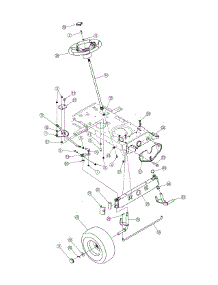Steering parts for Yard Machines Lawn Tractor 13A3791G700 / 2005 from AppliancePartsPros.com