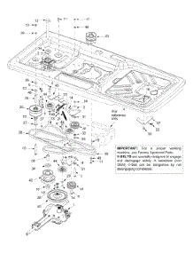 Drive parts for Yard Machines Lawn Tractor 13A4065-000 / 2004 from AppliancePartsPros.com