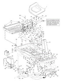 Frame, Seat, Front Axle parts for Yard Machines Lawn Tractor 13A4065-729 / 2004 from AppliancePartsPros.com