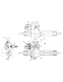 Transmission Assembly parts for Yard Machines Lawn Tractor 13A4065-729 / 2004 from AppliancePartsPros.com