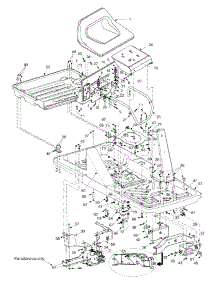 Frame, Seat, Front Axle parts for Yard Machines Lawn Tractor 13A6065-000 / 2002 from AppliancePartsPros.com