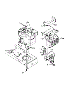 Muffler & Engine Accessories, Tecumseh parts for Yard Machines Lawn Tractor 13A6672G129 / 2000 from AppliancePartsPros.com