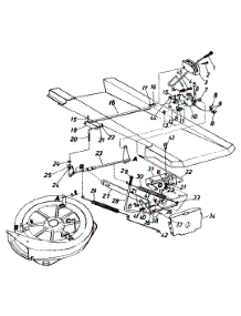 Deck Lift & Hanger Assembly parts for Yard Machines Lawn Tractor 13A7560B352 / 1998 from AppliancePartsPros.com