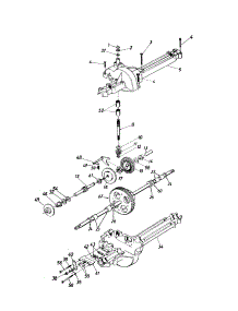 Differential Assembly parts for Yard Machines Lawn Tractor 13AB560B000 / 1997 from AppliancePartsPros.com