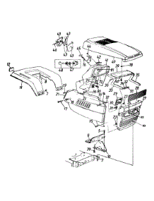 Hood (Style 9) parts for Yard Machines Lawn Tractor 13AB699H062 / 1998 from AppliancePartsPros.com