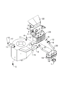 Muffler (Twin Cylinder) parts for Yard Machines Lawn Tractor 13AB699H062 / 1998 from AppliancePartsPros.com
