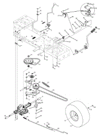 Drive System parts for Yard Machines Lawn Tractor 13AC762F000 / 2008 from AppliancePartsPros.com